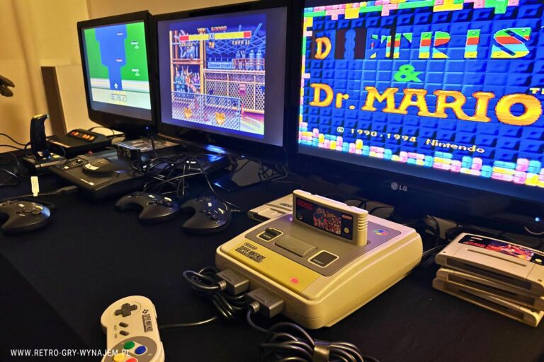 retro konsole z dawnych lat wynajem